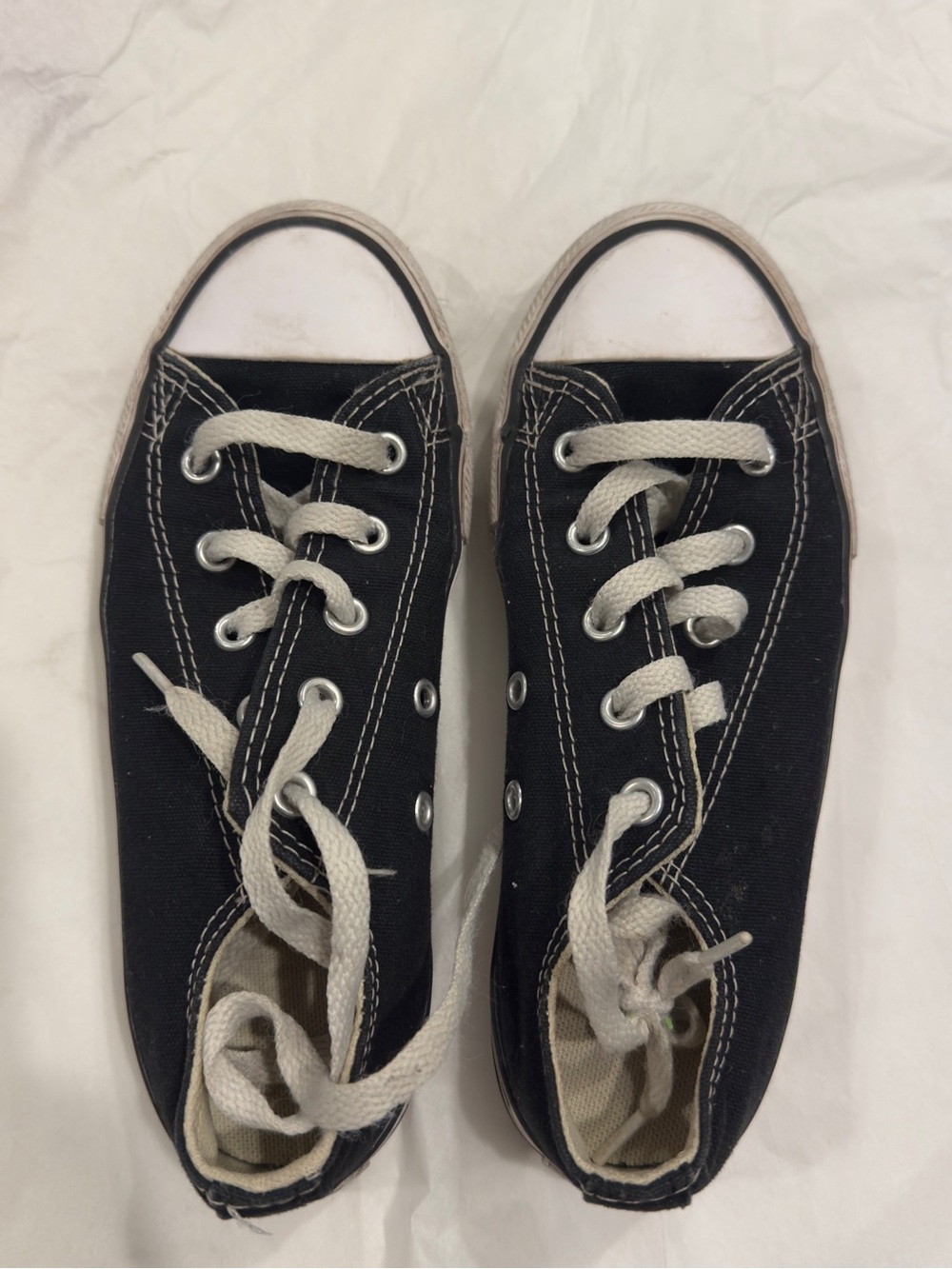Converse Black and White All Star Low-Top Sneakers